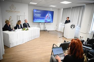 Fókuszban a tüdőrák sajtótájékoztató